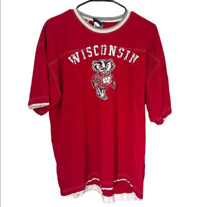 Wisconsin Badgers Vintage Slouchy T-Shirt